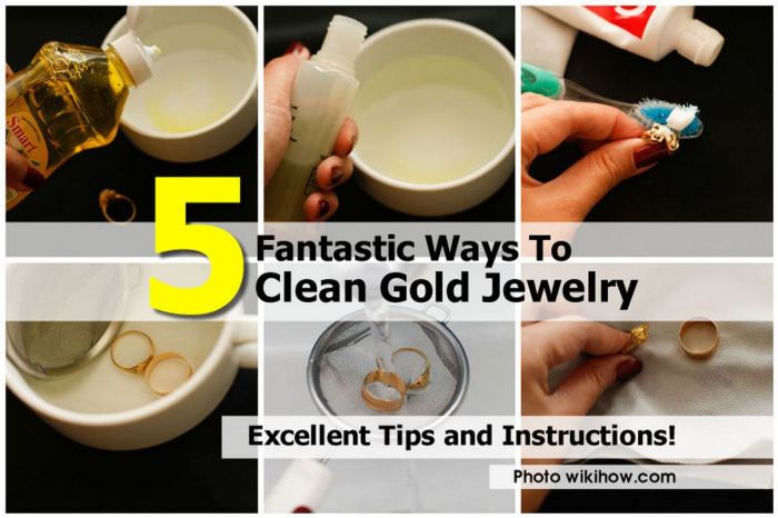 Gold clean jewelry cleaning cleaner solutions rings natural products using read solution choose board article